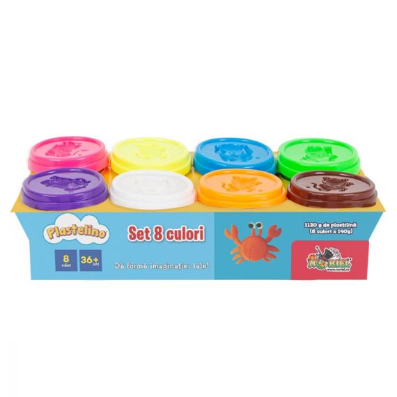 PLASTELINO INT7211 ПЛАСТИЛИН НАБОР ИЗ 8 ЦВЕТОВ 140 Г.