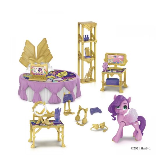 MY LITTLE PONY F3883 ИГРОВОЙ НАБОР КОРОЛЕВСКАЯ СПАЛЬНЯ ПРИНЦЕССЫ ПЕТАЛС С СЮРПРИЗОМ