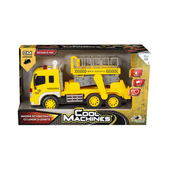 NORIEL INT1219 ПОДЪЕМНЫЙ ГРУЗОВИК COOL MACHINES СО СВЕТОМ И ЗВУКОМ