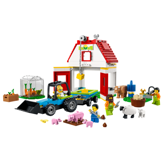 LEGO CITY 60346 КОНСТРУКТОР ФЕРМА И АМБАР С ЖИВОТНЫМИ