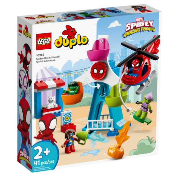 LEGO DUPLO 10963 КОНСТРУКТОР ЧЕЛОВЕК-ПАУК И ЕГО ДРУЗЬЯ ПРИКЛЮЧЕНИЯ В ЛУНА-ПАРКЕ