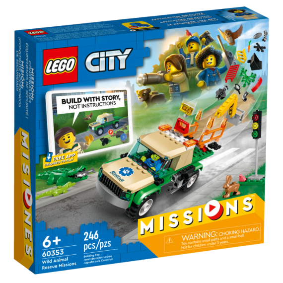 LEGO CITY 60353 КОНСТРУКТОР МИССИИ ПО СПАСЕНИЮ ДИКИХ ЖИВОТНЫХ