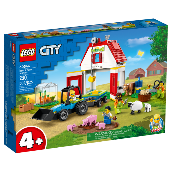 LEGO CITY 60346 КОНСТРУКТОР ФЕРМА И АМБАР С ЖИВОТНЫМИ