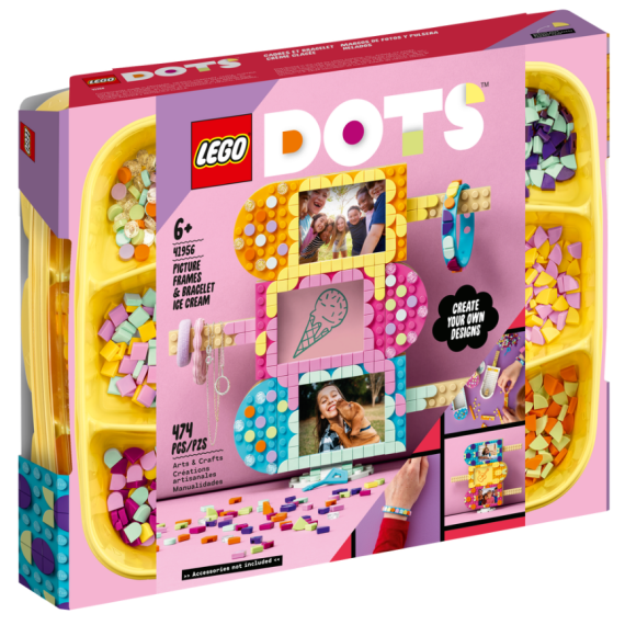 LEGO DOTS 41956 КОНСТРУКТОР ФОТОРАМКИ И БРАСЛЕТ МОРОЖЕНОЕ
