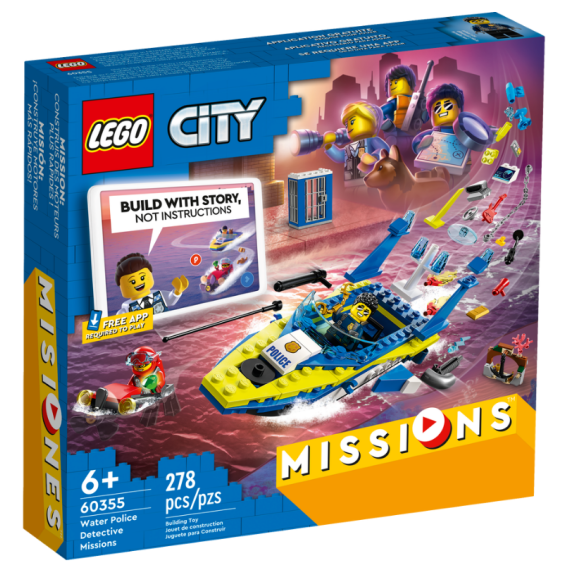 LEGO CITY 60355 КОНСТРУКТОР ВОДНАЯ ПОЛИЦИЯ
