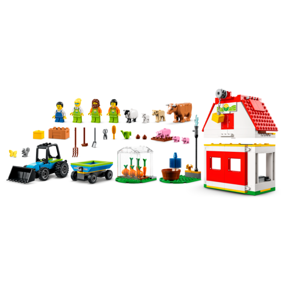 LEGO CITY 60346 КОНСТРУКТОР ФЕРМА И АМБАР С ЖИВОТНЫМИ