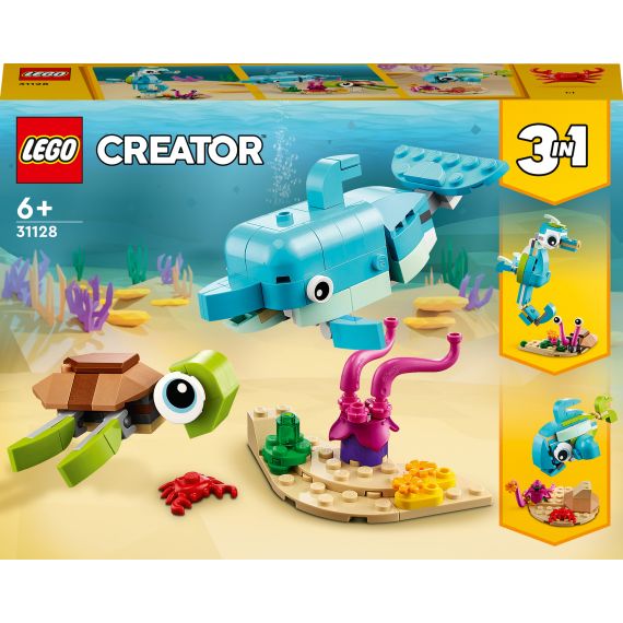 LEGO CREATOR 31128 КОНСТРУКТОР DOLPHIN AND TURTLE