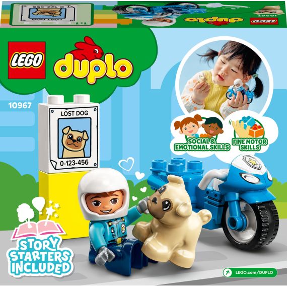 LEGO DUPLO 10967 КОНСТРУКТОР POLICE MOTORCYCLE