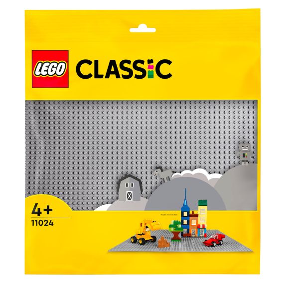 LEGO CLASSIC 11024 ПЛАСТИНА ДЛЯ СТРОИТЕЛЬСТВА GRAY BASEPLATE