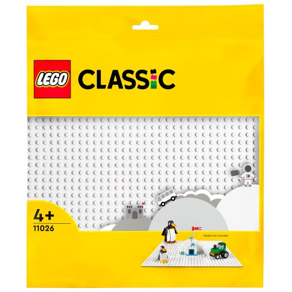 LEGO CLASSIC 11026 ПЛАСТИНА ДЛЯ СТРОИТЕЛЬСТВА WHITE BASEPLATE