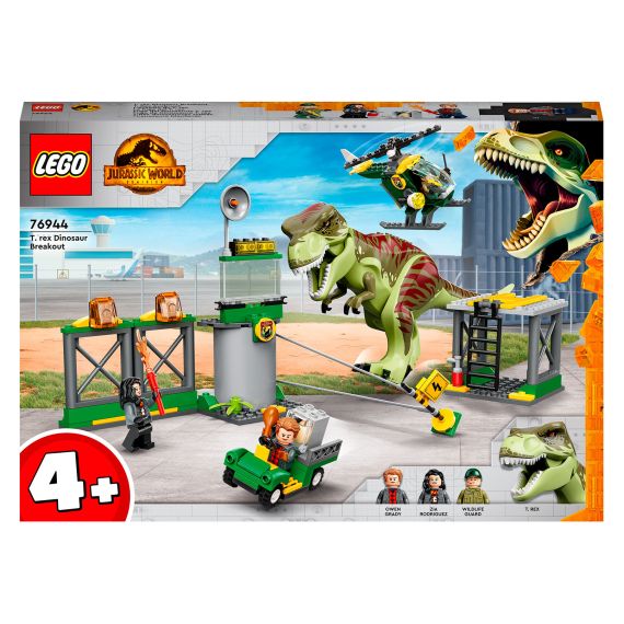 LEGO JURASSIC WORLD 76944 КОНСТРУКТОР ПОБЕГ ТИРАННОЗАВРА