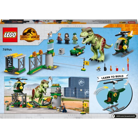 LEGO JURASSIC WORLD 76944 КОНСТРУКТОР ПОБЕГ ТИРАННОЗАВРА