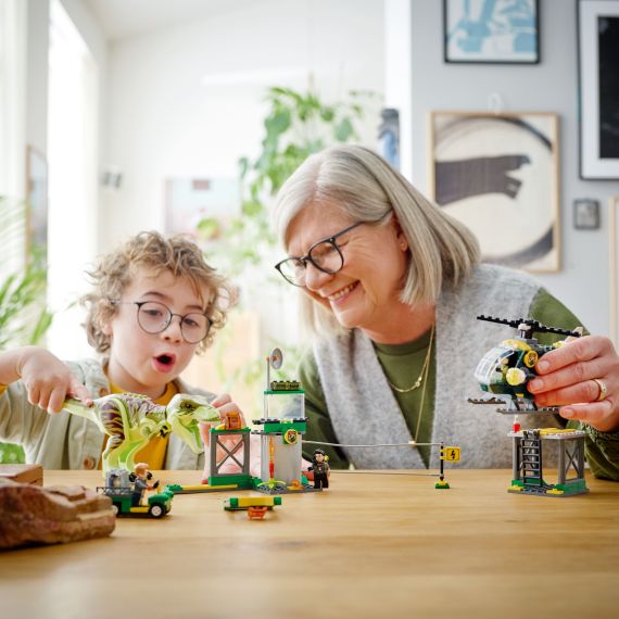 LEGO JURASSIC WORLD 76944 КОНСТРУКТОР ПОБЕГ ТИРАННОЗАВРА