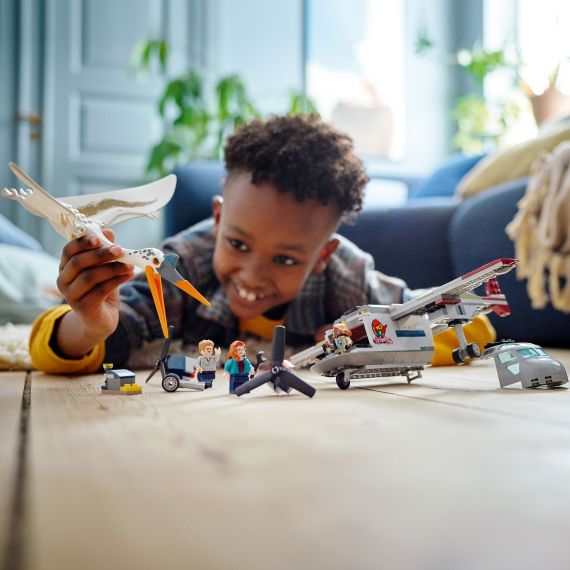 LEGO JURASSIC WORLD 76947 КОНСТРУКТОР КЕТЦАЛЬКОАТЛЬ: НАПАДЕНИЕ НА САМОЛЁТ