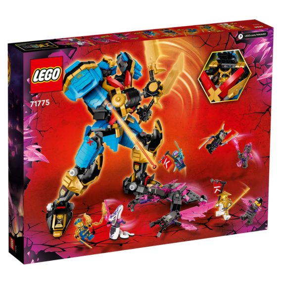 LEGO NINJAGO 71775 КОНСТРУКТОР РОБОТ НИИ САМУРАЙ ИКС