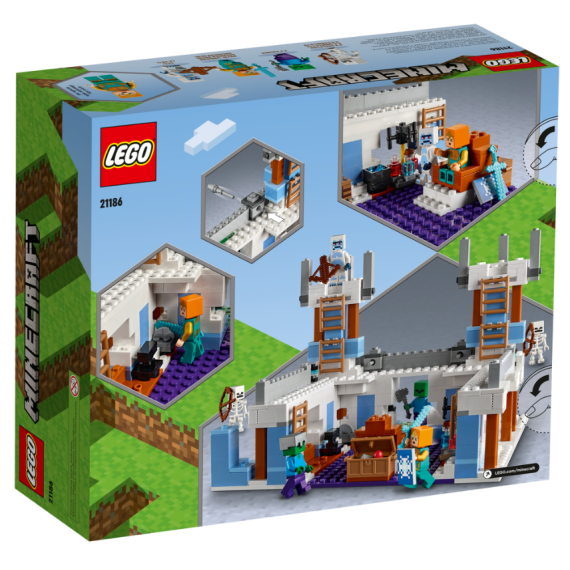 LEGO MINECRAFT 21186 КОНСТРУКТОР MC ЛЕДЯНОЙ ЗАМОК
