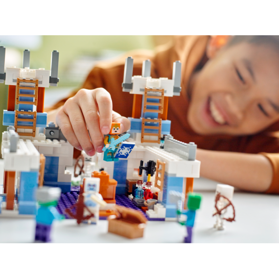 LEGO MINECRAFT 21186 КОНСТРУКТОР MC ЛЕДЯНОЙ ЗАМОК