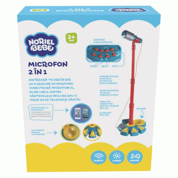 NORIEL INT6993 ИГРУШКА МИКРОФОН 2 В 1