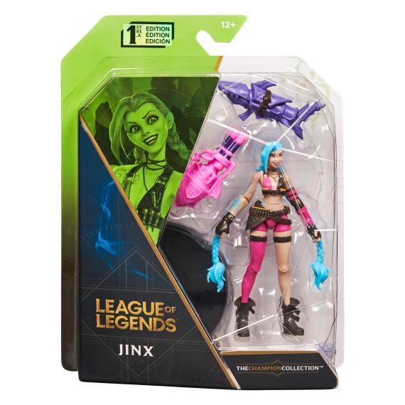 SPIN MASTER 6062258 ФИГУРКА КОЛЛЕКЦИОННАЯ LEAGUE OF LEGENDS JINX