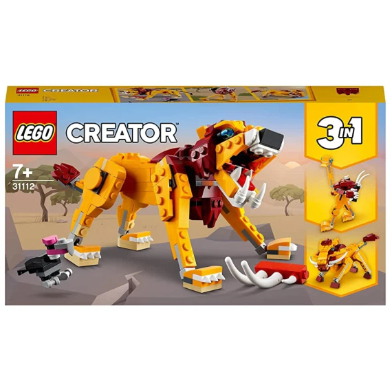 LEGO CREATOR 31112 КОНСТРУКТОР WILD LION