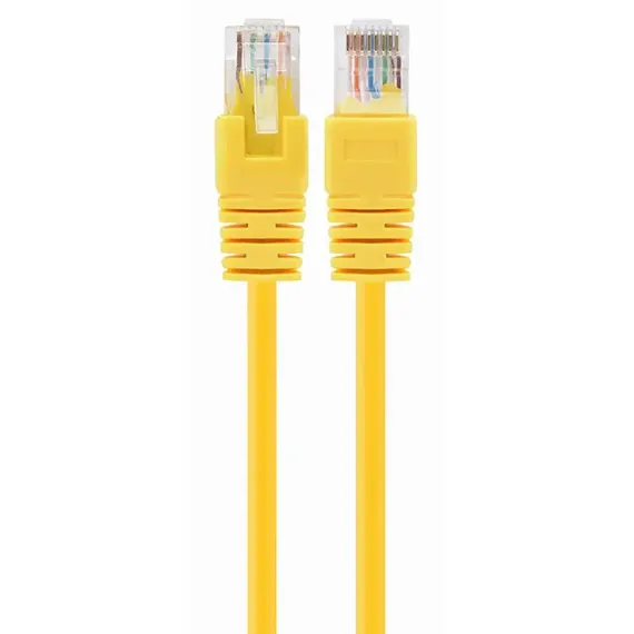 ПАТЧ-КОРД CABLEXPERT PP12-5M/Y, CAT5E UTP, 5М, ЖЁЛТЫЙ