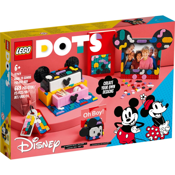 LEGO DOTS 41964 КОНСТРУКТОР MICKEY MOUSE &AMP; MINNIE MOUSE BACK-TO-SCHOOL PROJECT BOX