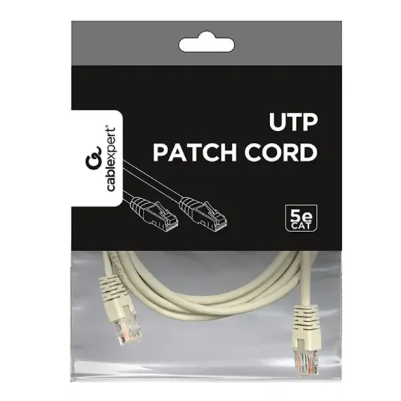 PATCH CORD CABLEXPERT PP12-3M, CAT5E UTP, 3M, GRI