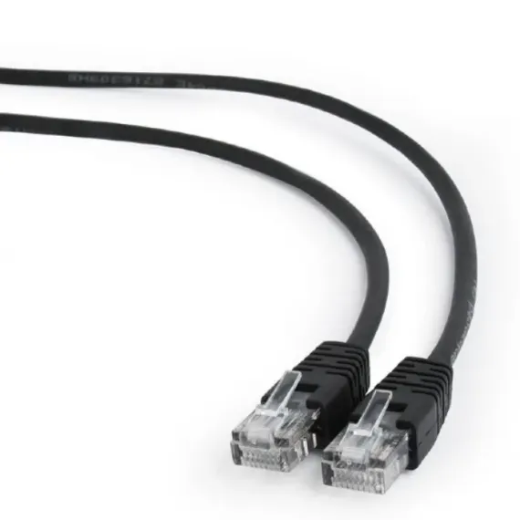 PATCH CORD CABLEXPERT PP12-2M/BK, CAT5E UTP, 2M, NEGRU