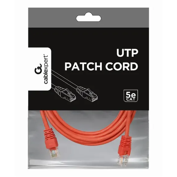PATCH CORD CABLEXPERT PP12-3M/R, CAT5E UTP, 3M, ROSU