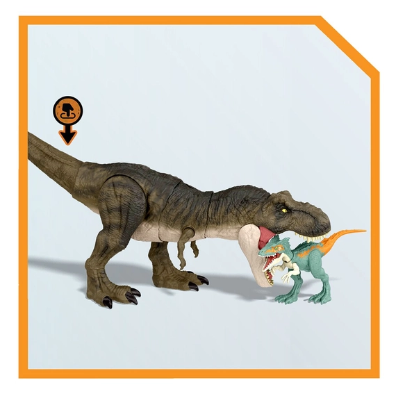 JURASSIC WORLD HDY55 ФИГУРКА TRASH 'N DEVOUR T-REX