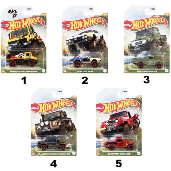 HOT WHEELS HFW36 МАШИНКА MUD RUNNERS