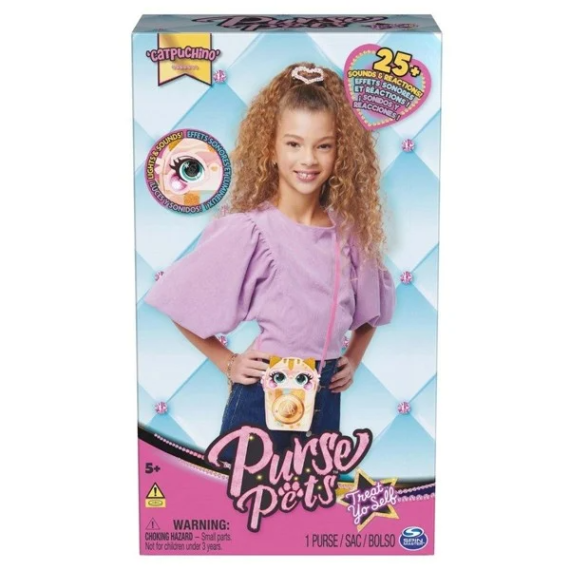 PURSE PETS 6065039 СУМОЧКА TREATS KITTY CATPUCHINO