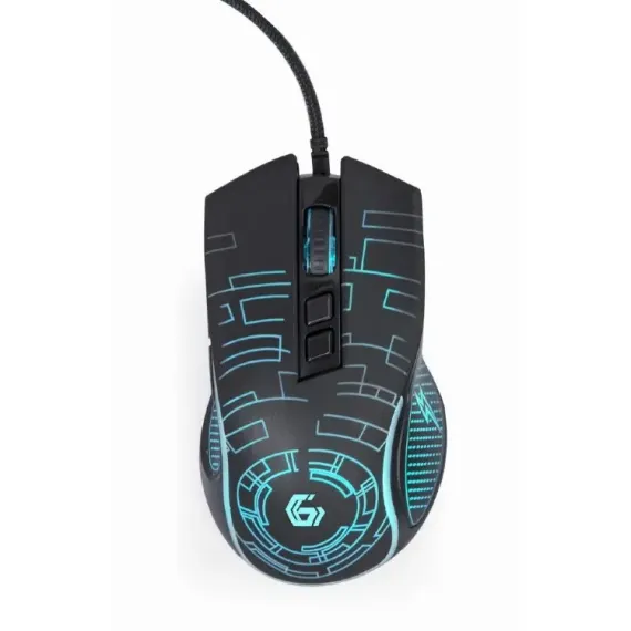 GAMING MOUSE GEMBIRD MUSG-RGB-01, NEGRU