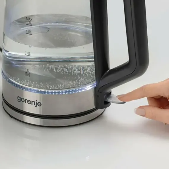 FIERBATOR ELECTRIC GORENJE K17GED, ARGINTIU