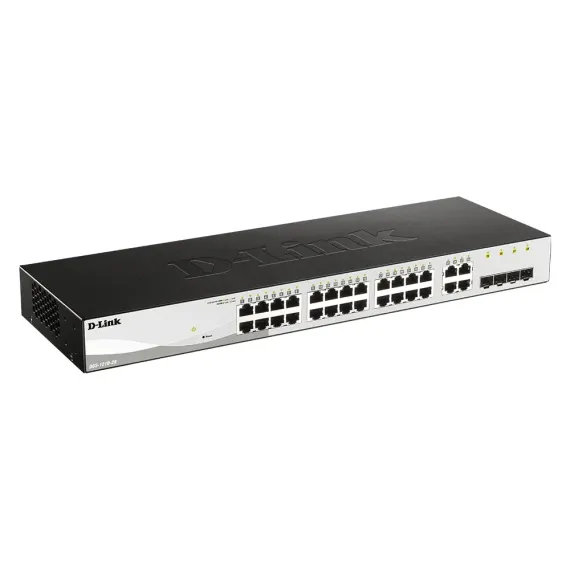 СЕТЕВОЙ КОММУТАТОР D-LINK DGS-1210-28, 24X 10/100/1000 МБИТ/С