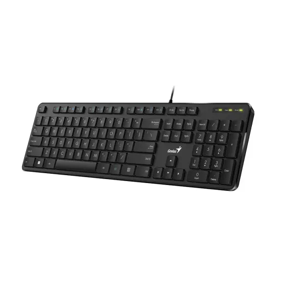 TASTATURA GENIUS SLIMSTAR M200, CU FIR, NEGRU