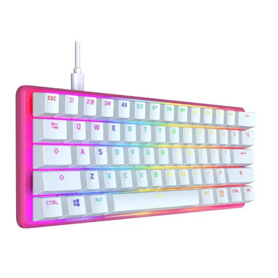 TASTATURA HYPERX ALLOY ORIGINS 65, CU FIR, NEGRU