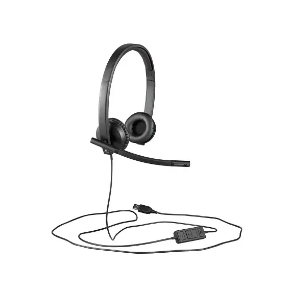 CASTI LOGITECH H570E, NEGRU