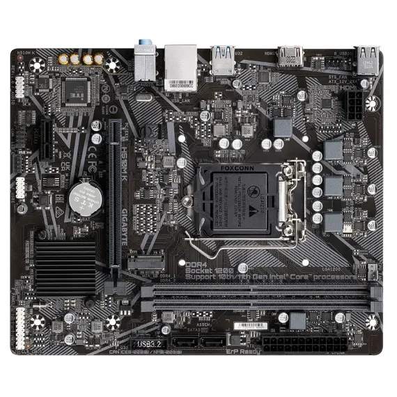 PLACA DE BAZA GIGABYTE H510M K, LGA1200, INTEL H510, MICRO-ATX