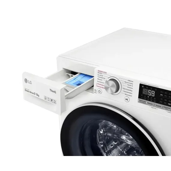 MASINA DE SPALAT CU USCATOR LG F4DV509S0E, 9KG, ALB