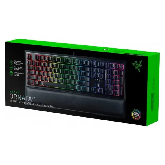 TASTATURA RAZER ORNATA V2, CU FIR, NEGRU