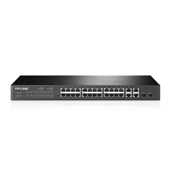 СЕТЕВОЙ КОММУТАТОР TP-LINK TL-SL2428, 24X 10/100 МБИТ/С, 4X 10/100/1000 МБИТ/С, 2X SFP