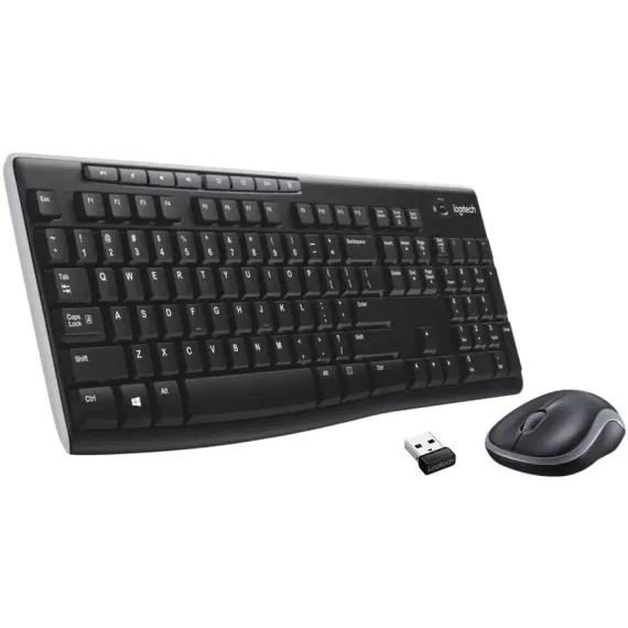 КЛАВИАТУРА И МЫШЬ LOGITECH MK270, БЕСПРОВОДНОЕ, ЧЁРНЫЙ