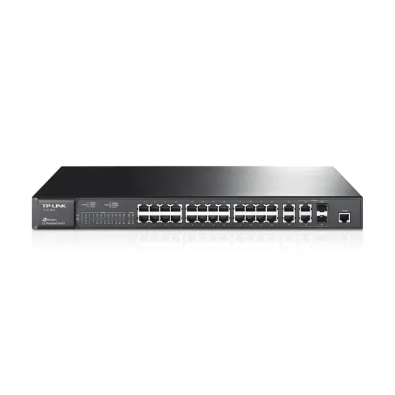 СЕТЕВОЙ КОММУТАТОР TP-LINK TL-SL3428, 24X 10/100 МБИТ/С, 2X 10/100/1000 МБИТ/С, 2X SFP