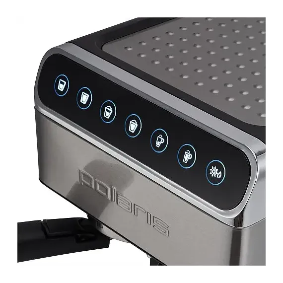 ESPRESSOR MANUAL POLARIS PCM 1535E ADORE CAPPUCCINO, 1400 W, ARGINTIU