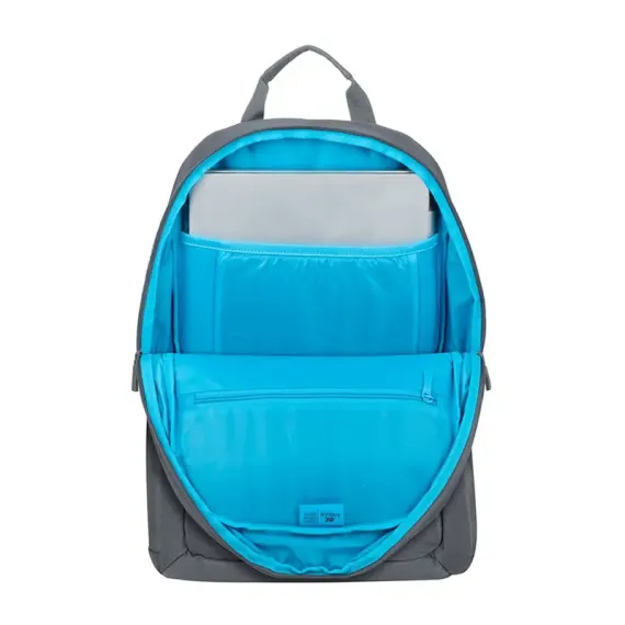 РЮКЗАК ДЛЯ НОУТБУКА RIVACASE 7561, 15.6", ECO-FRIENDLY RPET ПОЛИЭСТЕР, СЕРЫЙ