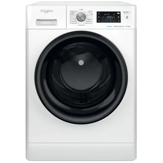 СТИРАЛЬНО-СУШИЛЬНАЯ МАШИНА WHIRLPOOL FFWDB 976258 BV EE, 9КГ, БЕЛЫЙ