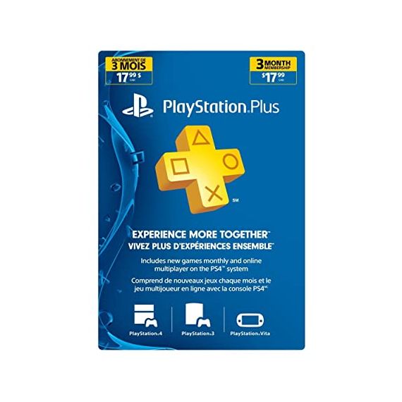 PLAYSTATION PLUS SONY PLAYSTATION 4 / SONY PLAYSTATION 3 / PS VITA