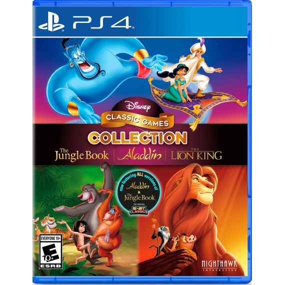 DISNEY CLASSIC GAMES: COLLECTION JUNGLE BOOK + ALADDIN + THE LION KING PLAYSTATION 4