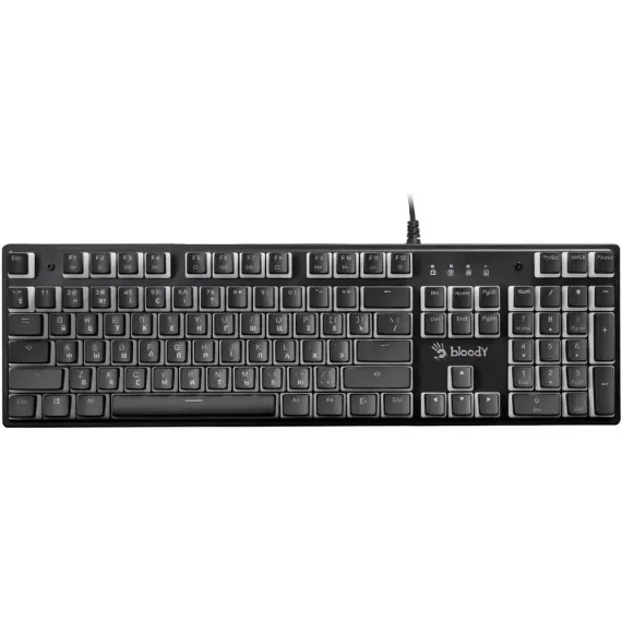 TASTATURA BLOODY S510R, CU FIR, PUDDING BLACK
